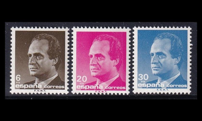 Espanja 2760-2 ** Käyttösarja kuningas Carlos I (1987)