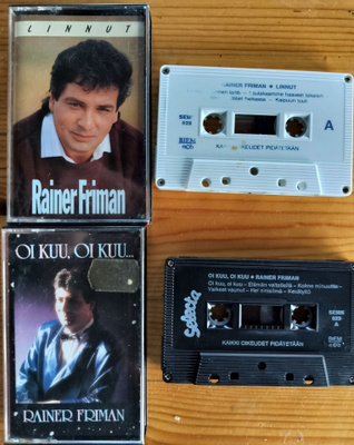 RAINER FRIMAN-2 KPL KASETTEJA-OI KUU,OI KUU ja LINNUT