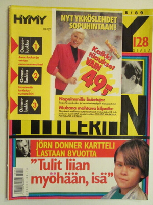 HYMY LEHTI 19 / 1989 SISÄLLYSLUETTELO KUVA 2