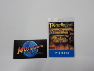 HELLISH ROCK 08 HELLOWEEN / GAMMA RAY BACKSTAGE PASSI .