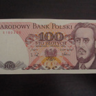 POLAND 100 ZLOTYCH 1988 KL 7-8 (K12-89) - pikkukuva 1