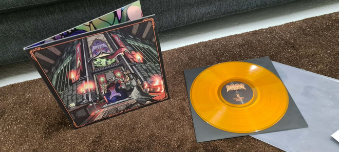 Behrosth Witchcraft Aurocracy Lp orange vinyl psyc rock/bm