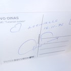 Fanikortti Teuvo Oinas ( SIGNED  / nimikirjoitus  ) - pikkukuva 2