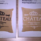 Château tyynynpäälliset - Kirjontapakkaukset 2 kpl  - pikkukuva 1