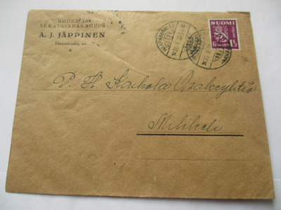 1930 Haapakoski As. liikekuori