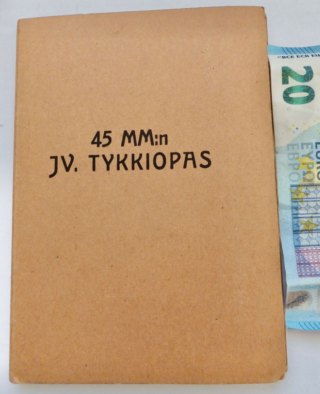 VANHA 45 mm JV Tykkiopas 1940 JR Esikunta