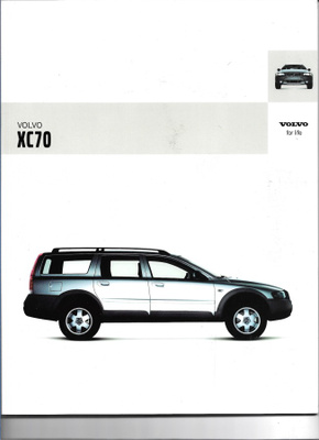 2004 Volvo XC 70 esite - KUIN UUSI - 60 sivua