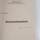 Aimo Kairamo : Sivuhuomautuksia (signeerattu) - pikkukuva 3