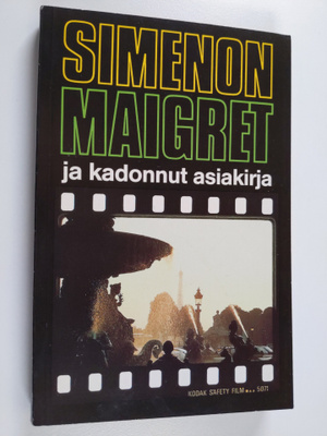 Georges Simenon : Maigret ja kadonnut asiakirja