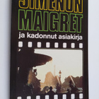Georges Simenon : Maigret ja kadonnut asiakirja - pikkukuva 1
