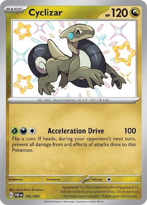 Cyclizar 195/091 - Paldean Fates - NM/M