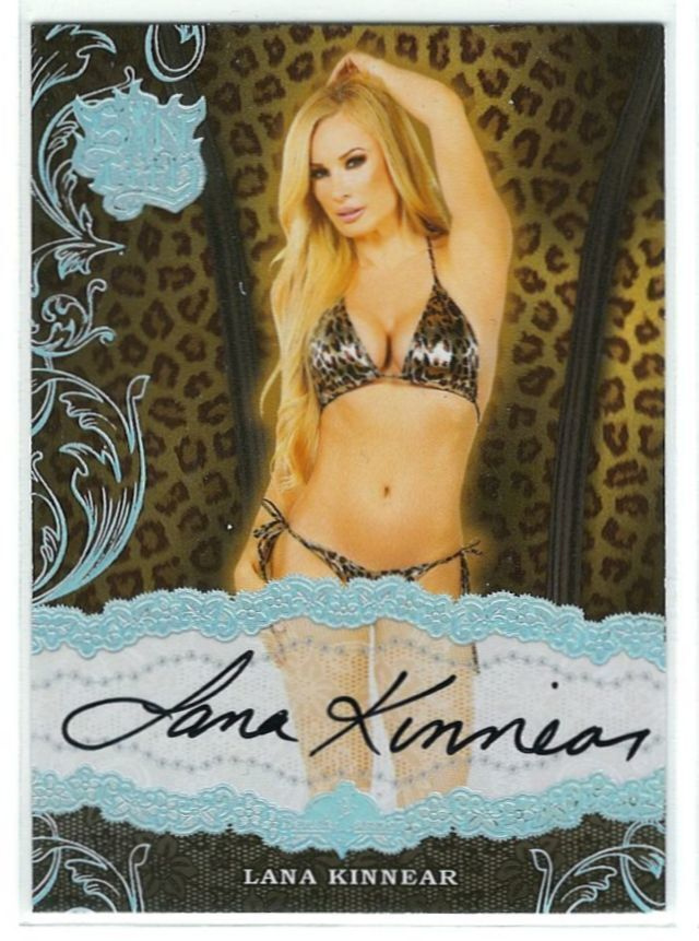 Bench Warmer 2015 Sin City Corset Autographs Lana Kinnear