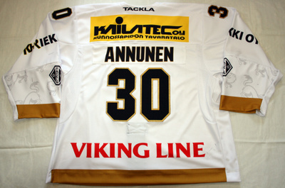 Justus Annunen - Game Worn - pelipaita Oulun Kärpät