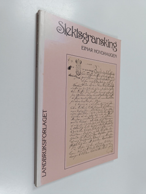 Einar Hovdhaugen : Slektsgransking