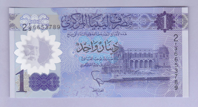 Libya 1 Dinar v.2019 UNC P-New Polymer (Comm.)