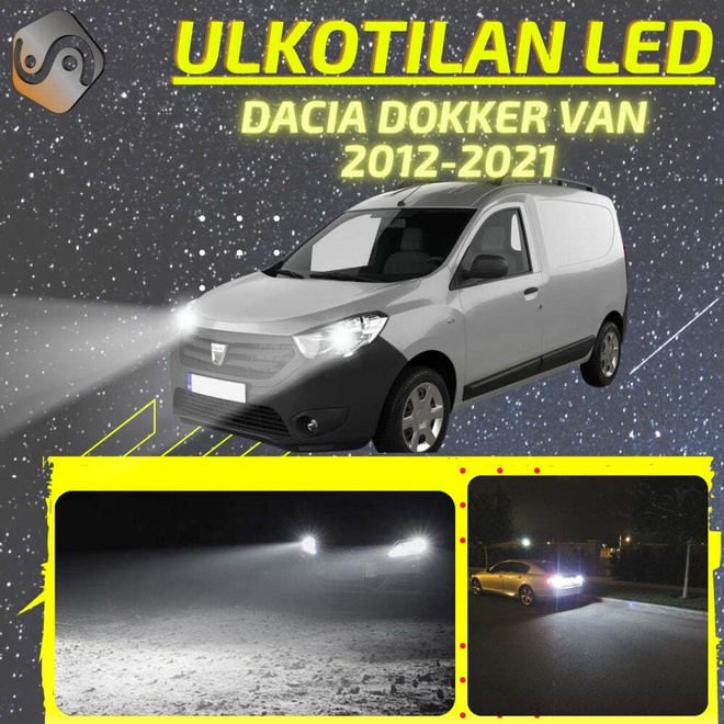 DOKKER VAN 2012-2021 Ulkoiset LED -valot