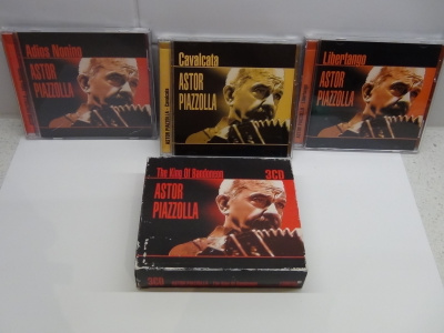 ASTOR  PIAZZOLLA, THE KING OF BANDONEON - 3 cd