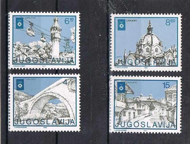 Jugoslavia 1982 - Olympialaiset -84 Sarajevo ++