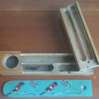 1950 luku kynäkotelo, penaali, maalattu - pikkukuva 3