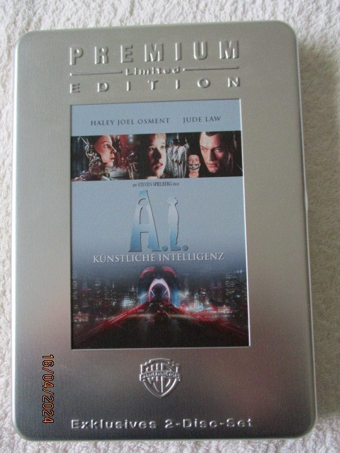 A.I. (2 x DVD) TEKOÄLY (STEELBOOK-kotelo) PREMIUM EDITION