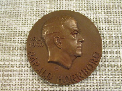 Harald Hornborg mitali 1950  /Gerda Qvist 1950