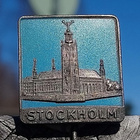 Vanha Stockholm merkki. Halkaisija - 28 mm. Hyväkuntoinen. - pikkukuva 2