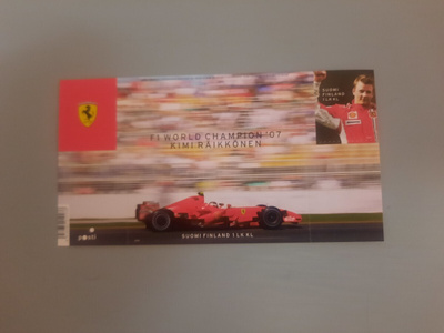 // blokki Kimi Räikkönen BL53 2kpl 1lk merkkejä