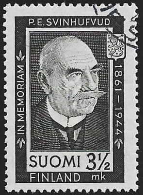 1944 Presidentti Svinhufvud surumerkki leimattu LaPe 284