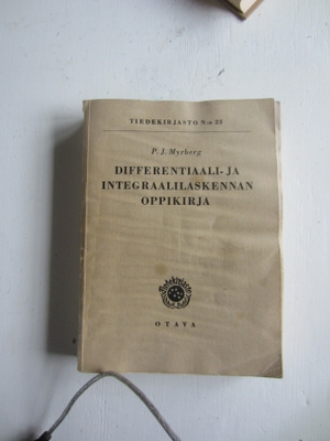 Myrberg: Differentiaali- ja integraalilaskennan oppikirja