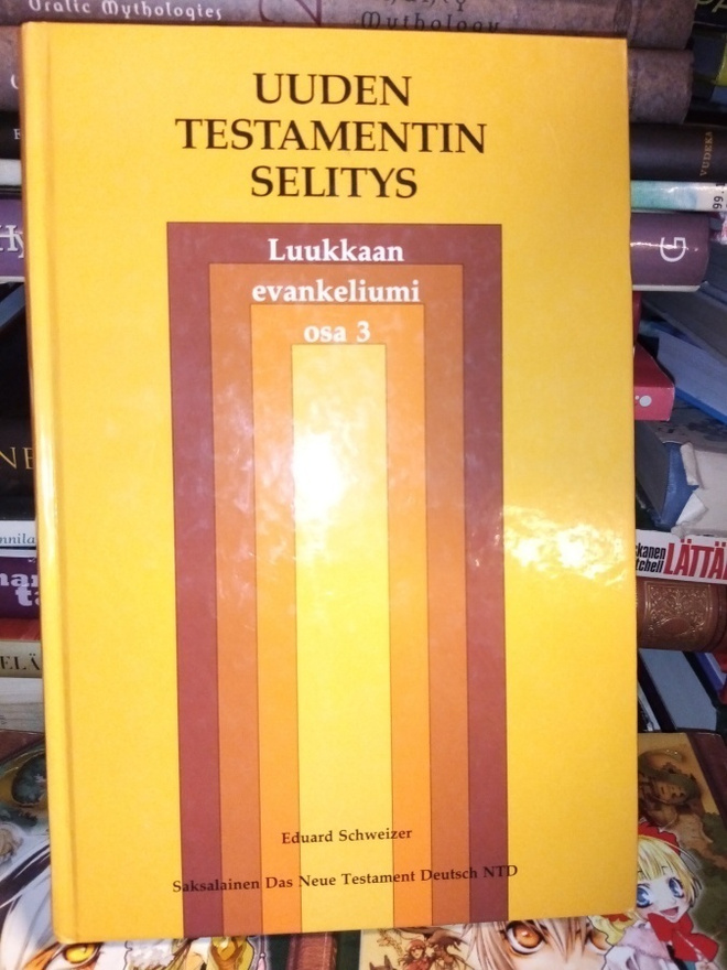 UUDEN TESTAMENTIN SELITYS :  Luukkaan evankeliumi  osa 3