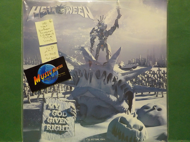 HELLOWEEN - MY GOD-GIVEN RIGHT - PICTURE EU 2015 UUSI 2LP+
