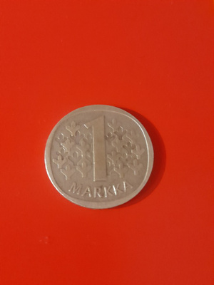 1 MARKKA 1965 hopeaa
