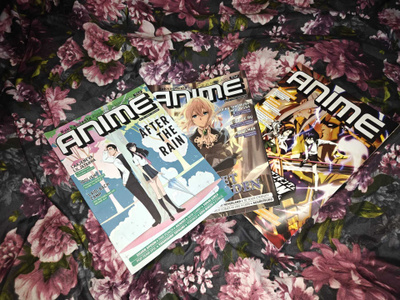 Anime lehtiä