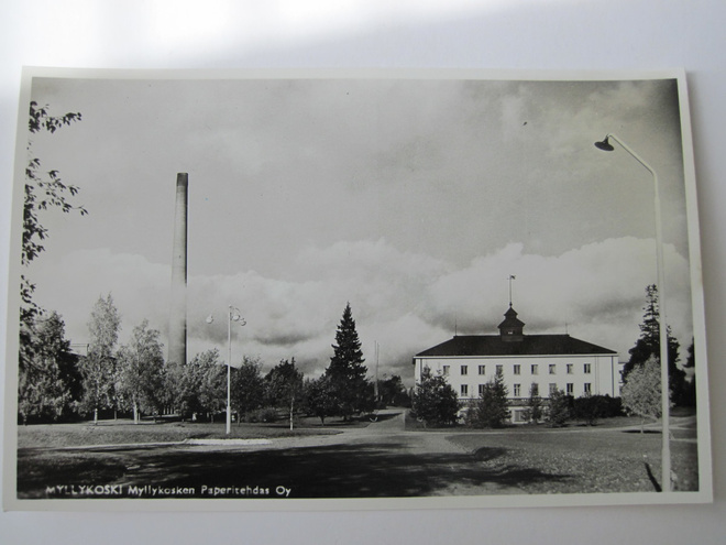 Postikortti Myllykoski Kouvola 1950-l  Alkup.Mallikappale