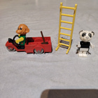 Lego Fabuland 3628 Perry Panda and Chester Chimp - pikkukuva 3