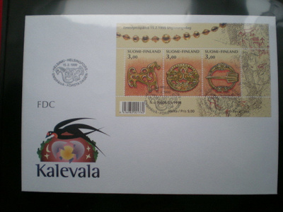 FDC Kalevala BL22  LaPe 1461-1463