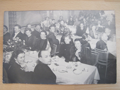 VANHA Valokuva Miss Suomi Ester Toivosen Häät Helsinki 1943