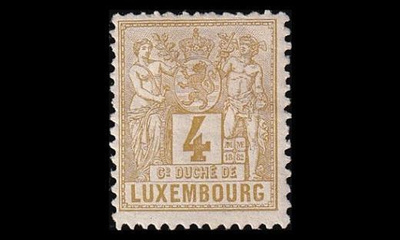 Luxemburg 47A * Allegoria 1 C (12½:12) (1882)