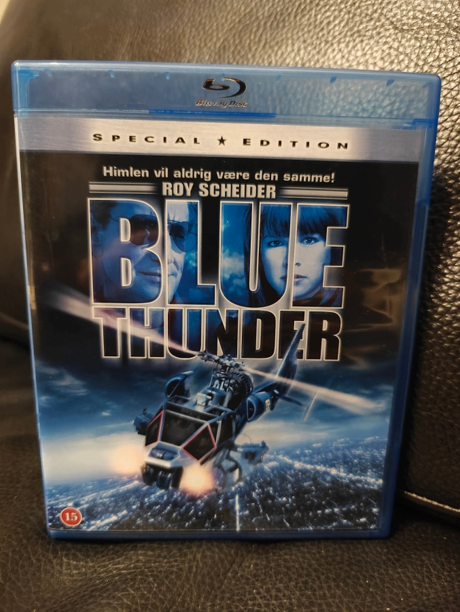 Sininen salama - Blue Thunder (1983) Blu-ray Tanskajulkaisu