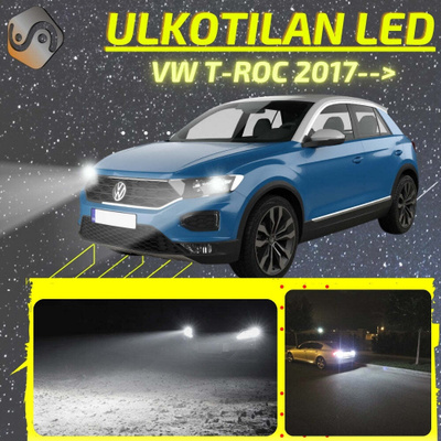 T-ROC 2017--> Ulkoiset LED -valot