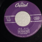 7" the FOUR PREPS - Big Man - single 1958 rockabilly VG+ - pikkukuva 1