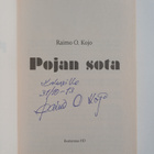 Raimo O. Kojo : Pojan sota (signeerattu, tekijän omiste) - pikkukuva 3