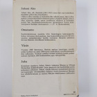 Juhani Aho : Omatunto ; Yksin ; Juha - pikkukuva 2