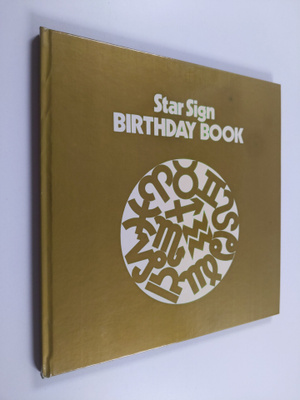 Star sign birthday book