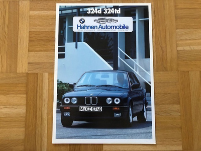 Esite BMW E30 3-sarja 324d - 324td 1987