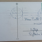 Uttuslien: Vanha leidi tarpoo lumessa kirkolle, p. 1953 - pikkukuva 2