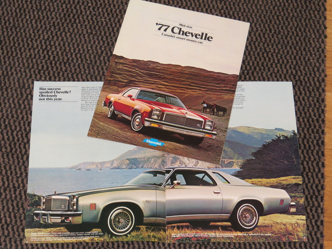 1977 Chevrolet Chevelle esite - KUIN UUSI - 16 sivua