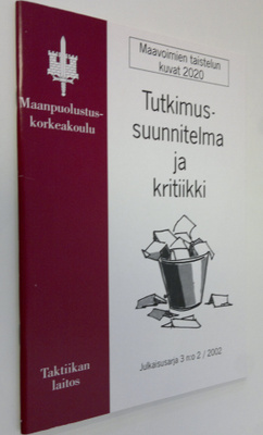 Maavoimien tastelun kuvat 2020 : tutkimussuunnitelma ja k...