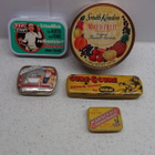 VANHOJA PELTIRASIOITA 5 kpl, MARSCHALL,CURE-C-CURE ,TIP TOP - pikkukuva 1