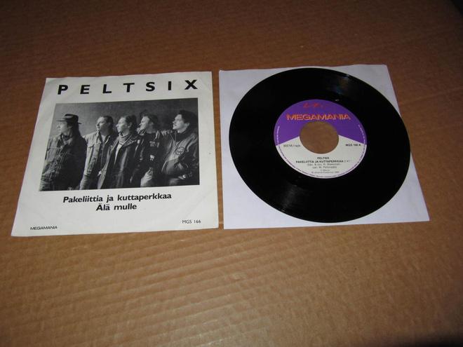Peltsix 7" Pakeliittia Ja Kuttaperkkaa/Älä Mulle., PS v.1990